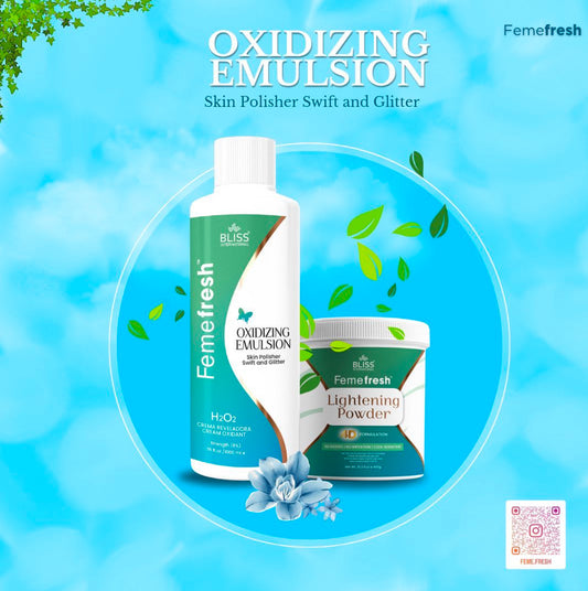 Feme Fresh Oxidizing Emulsion &amp; Lightening Powder